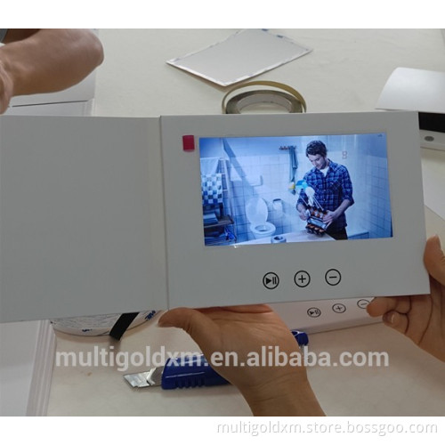 2.4''/2.8''/4.3'/5"/7'/10" TFT LCD Video Brochure/Video Card/LCD Video Booklet For Advertising